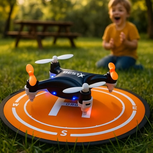 SkyZip™️ Mini LED Drone  by BLACK AERO™️