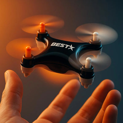 SkyZip™️ Mini LED Drone  by BLACK AERO™️
